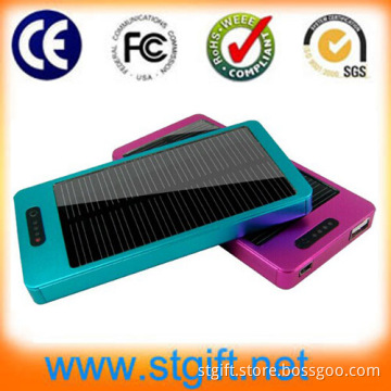 7200mAh Solar Portable Charger Backup External Battery Pack for iPhone 5s 5c 5 4s and Android Smartphones